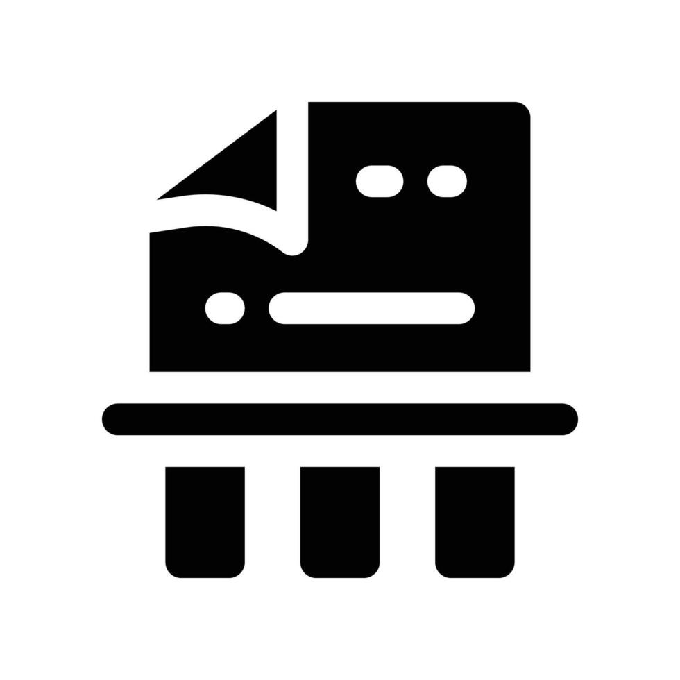 destroy file icon. glyph icon for your website, mobile, presentation, and logo design. vector