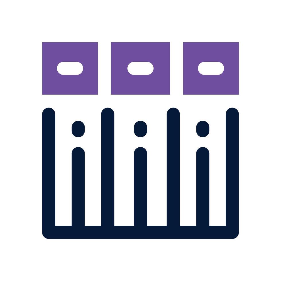 archive icon. dual tone icon for your website, mobile, presentation, and logo design. vector