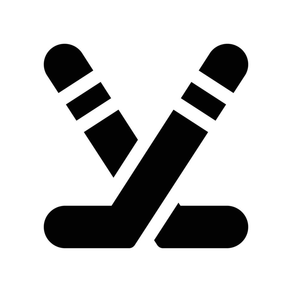 ice hockey icon. glyph icon for your website, mobile, presentation, and logo design. vector
