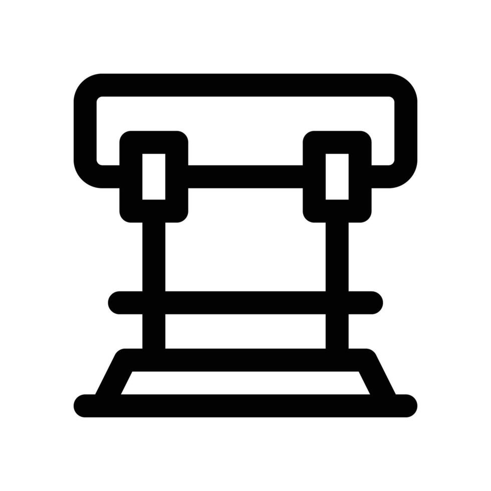 hurdle icon. line icon for your website, mobile, presentation, and logo design. vector