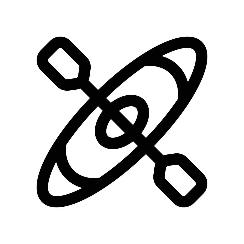 kayak icon. line icon for your website, mobile, presentation, and logo design. vector
