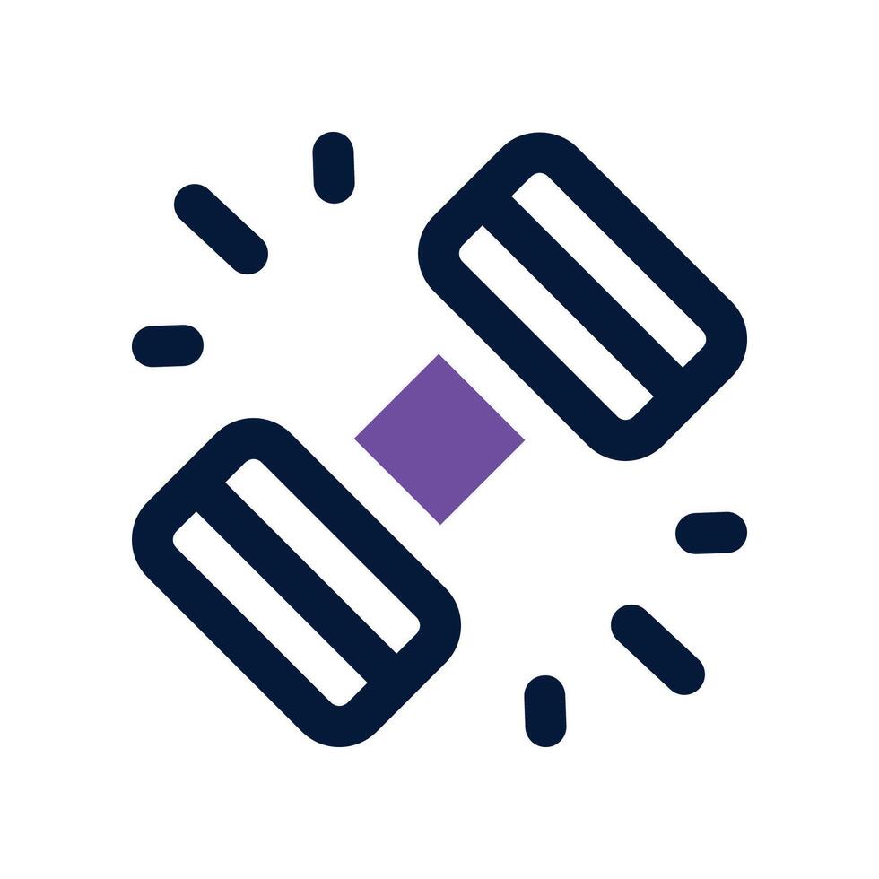 dumbell icon. dual tone icon for your website, mobile, presentation, and logo design. vector