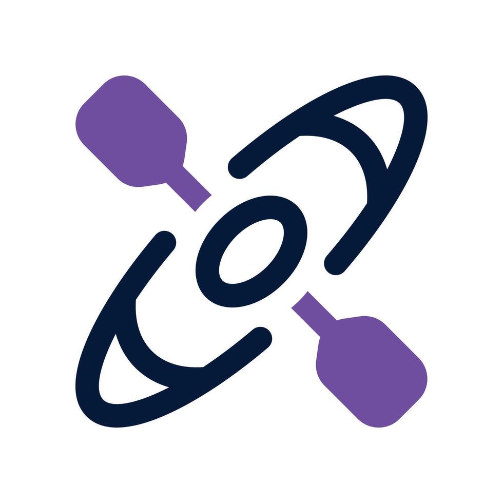 kayak icon. dual tone icon for your website, mobile, presentation, and logo design. vector