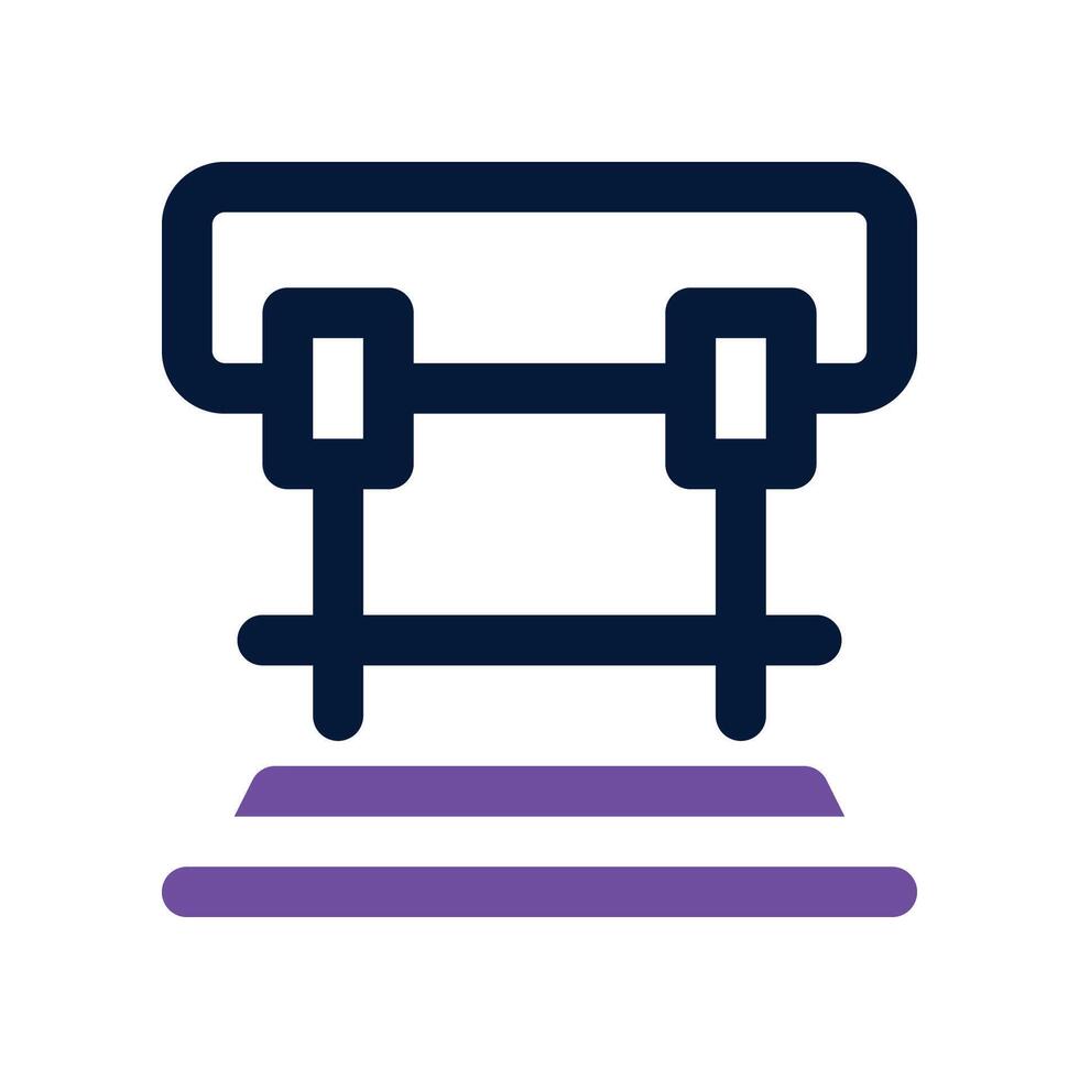 hurdle icon. dual tone icon for your website, mobile, presentation, and logo design. vector