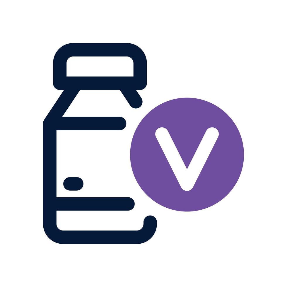 vitamin icon. dual tone icon for your website, mobile, presentation, and logo design. vector
