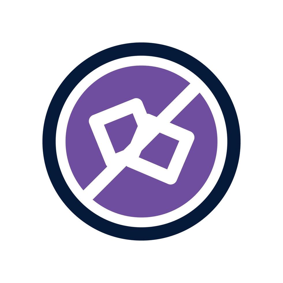 sugar free icon. dual tone icon for your website, mobile, presentation, and logo design. vector