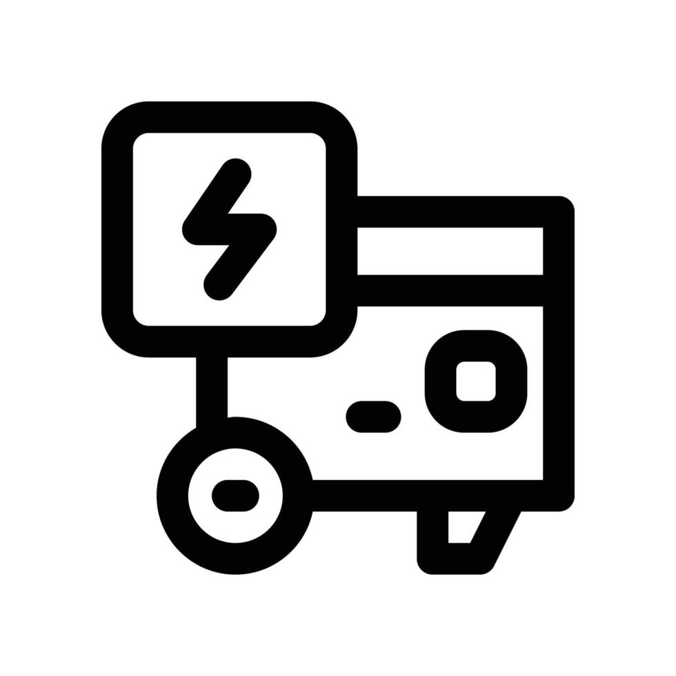 generator icon. line icon for your website, mobile, presentation, and logo design. vector