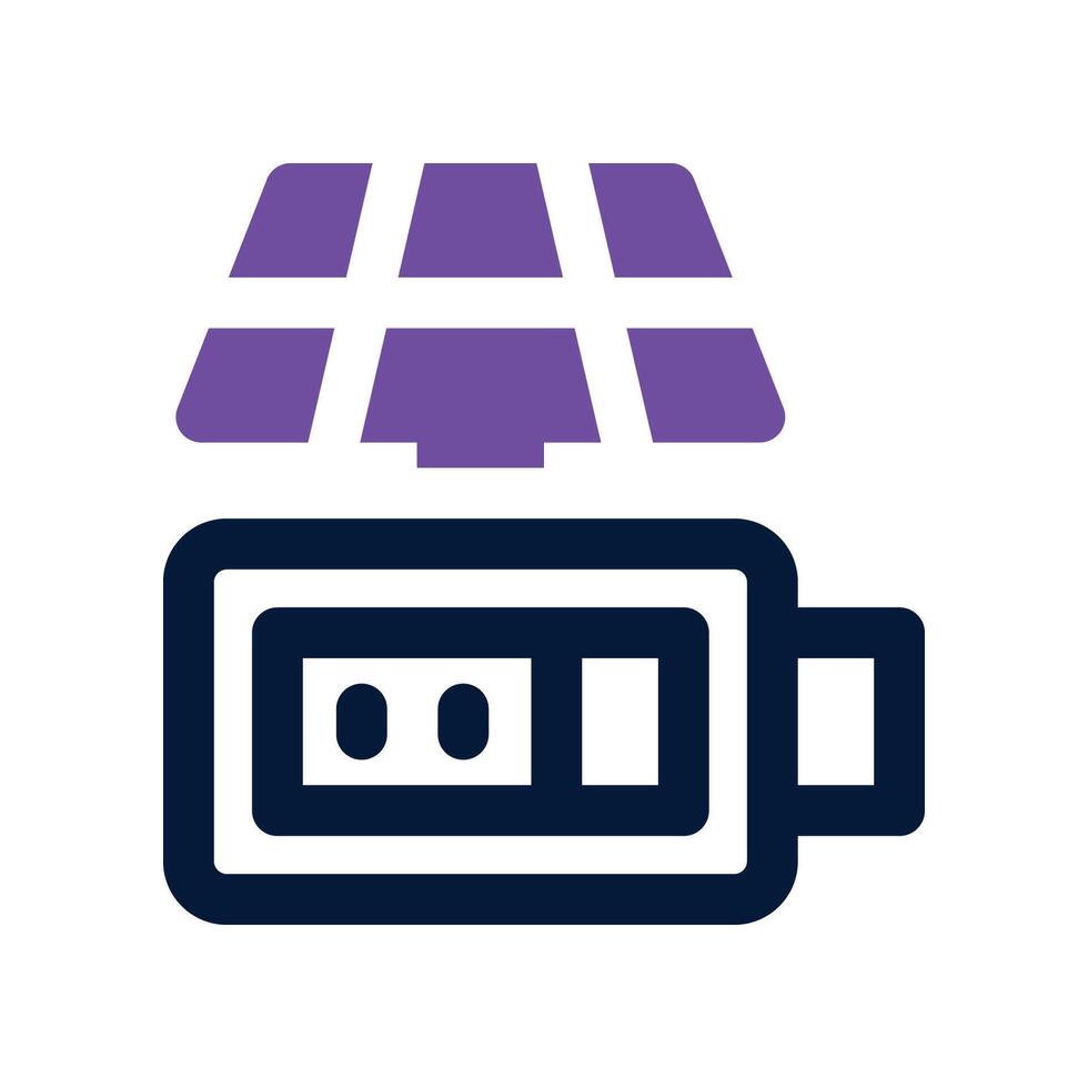 battery icon. dual tone icon for your website, mobile, presentation, and logo design. vector