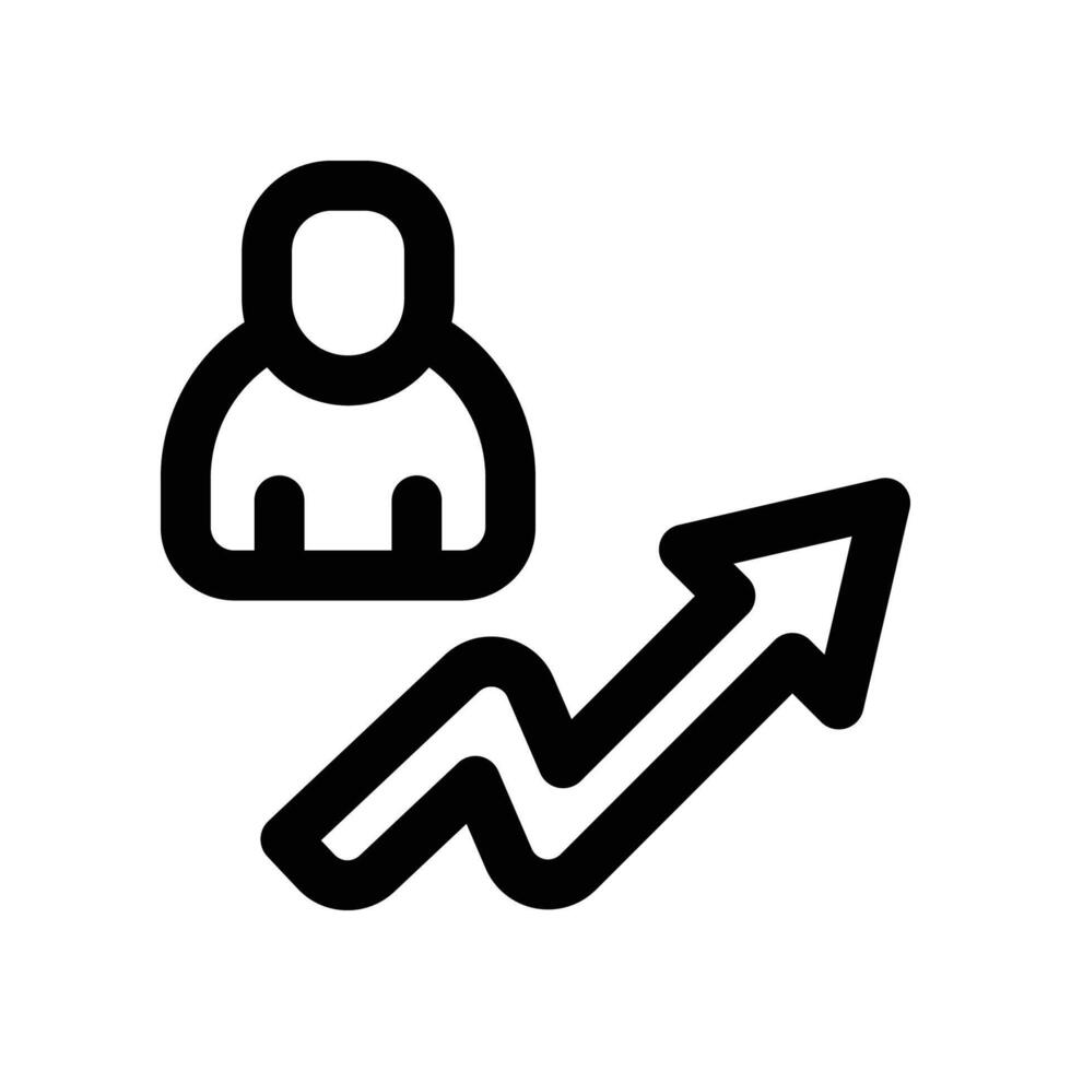 productivity icon. line icon for your website, mobile, presentation, and logo design. vector