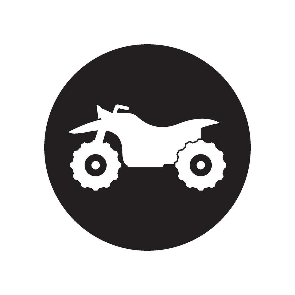 ATV vehicle icon vector
