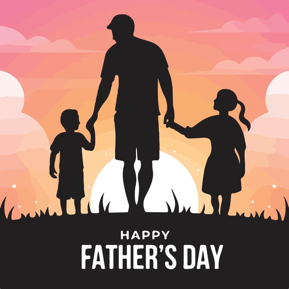 Happy Fathers Day Free Design vector