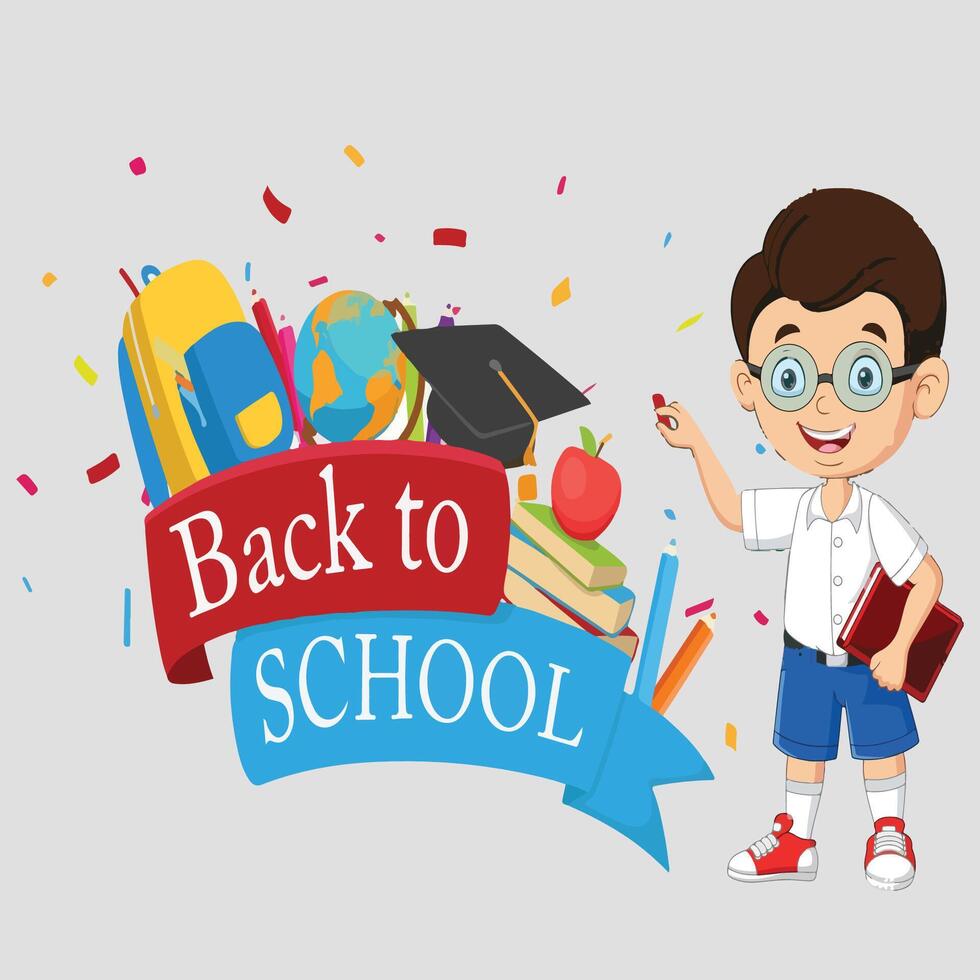 Back to School Celebrations Design vector