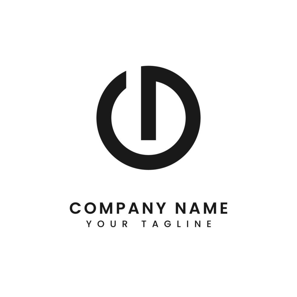 Logo geometry symbol elements template, clean minimal illustration. vector