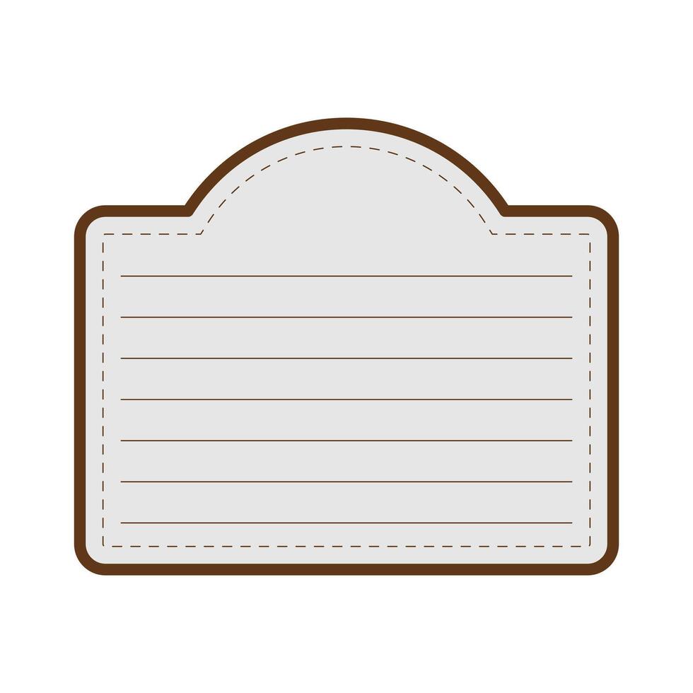 Blank note memo paper, template. illustrations vector