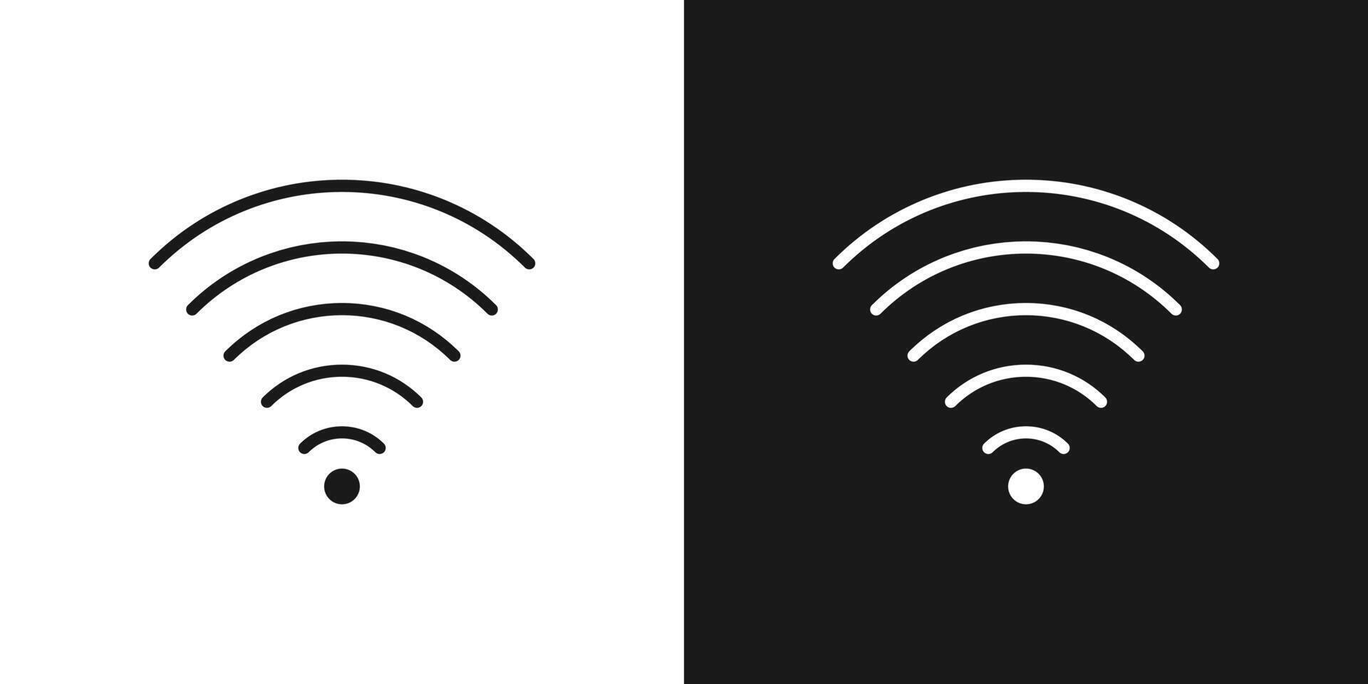 Signal connection line icon isolated. illustration vector