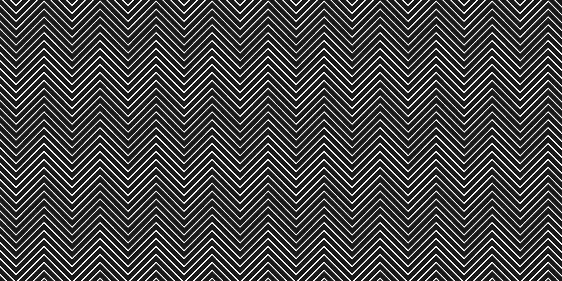 Black zigzag pattern design element background. vector