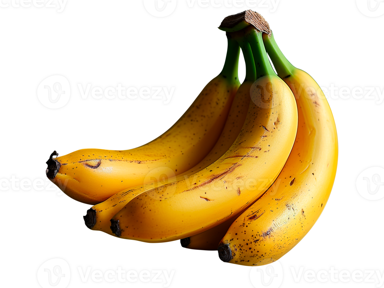 banana ripe yellow fruit with transparent background png