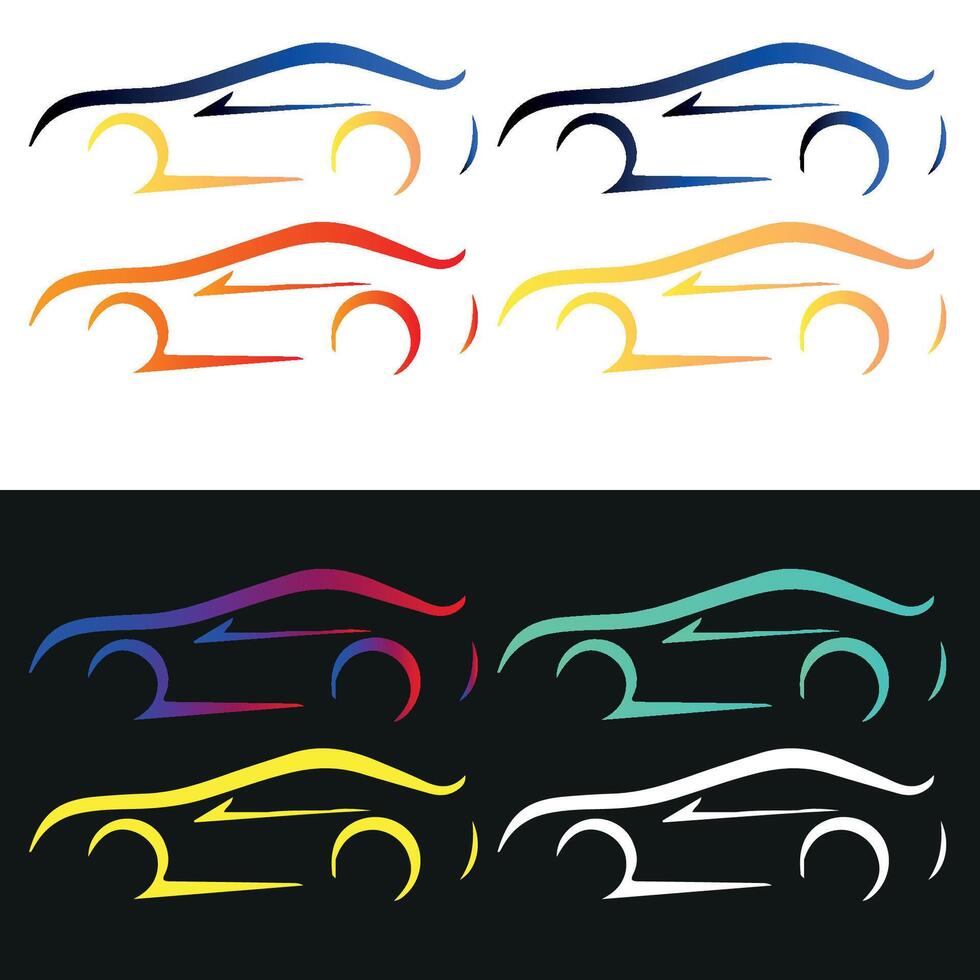Luxury car icon vector