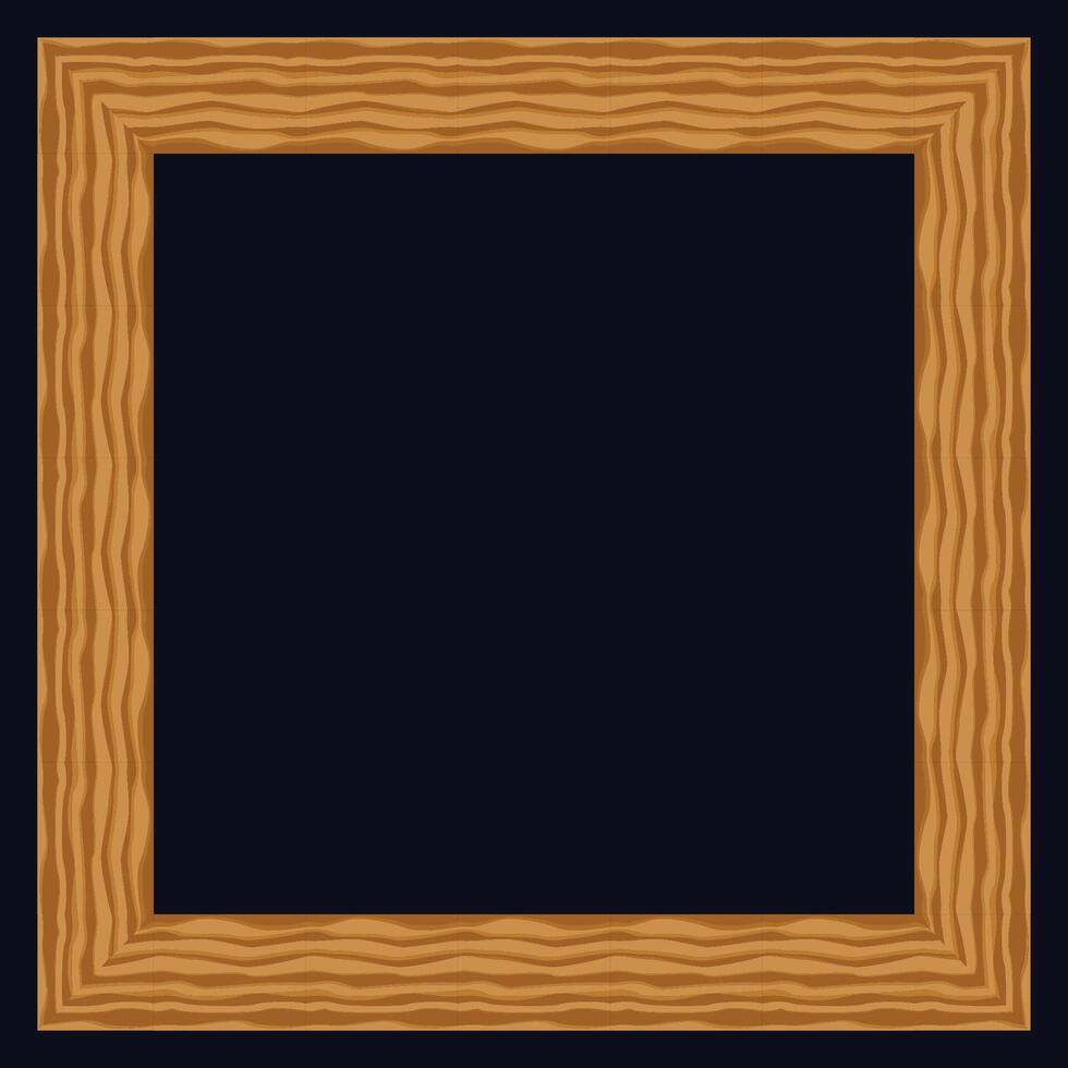 rectangular brown frame illustration frame Film frame Digital frame Brown cartoon frame border texture. vector