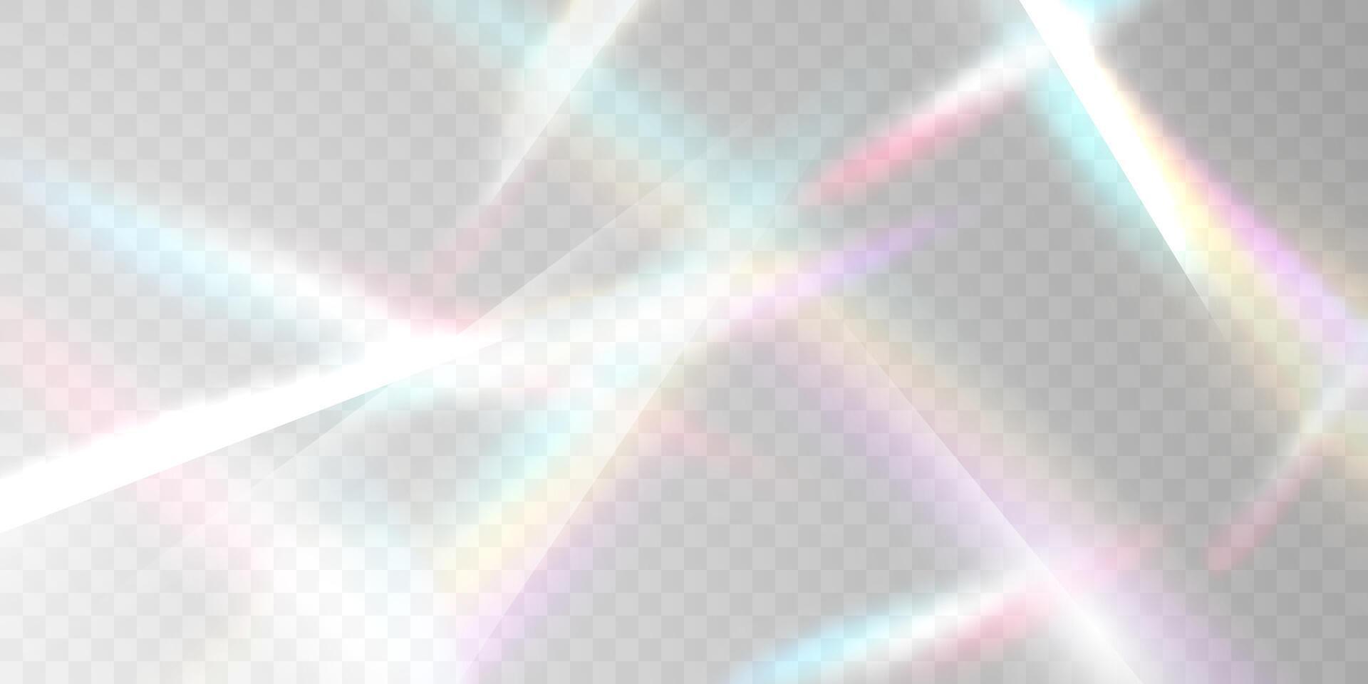 Multicolored light effect and zigzag ribbons falling from above on streamer, tinsel vector