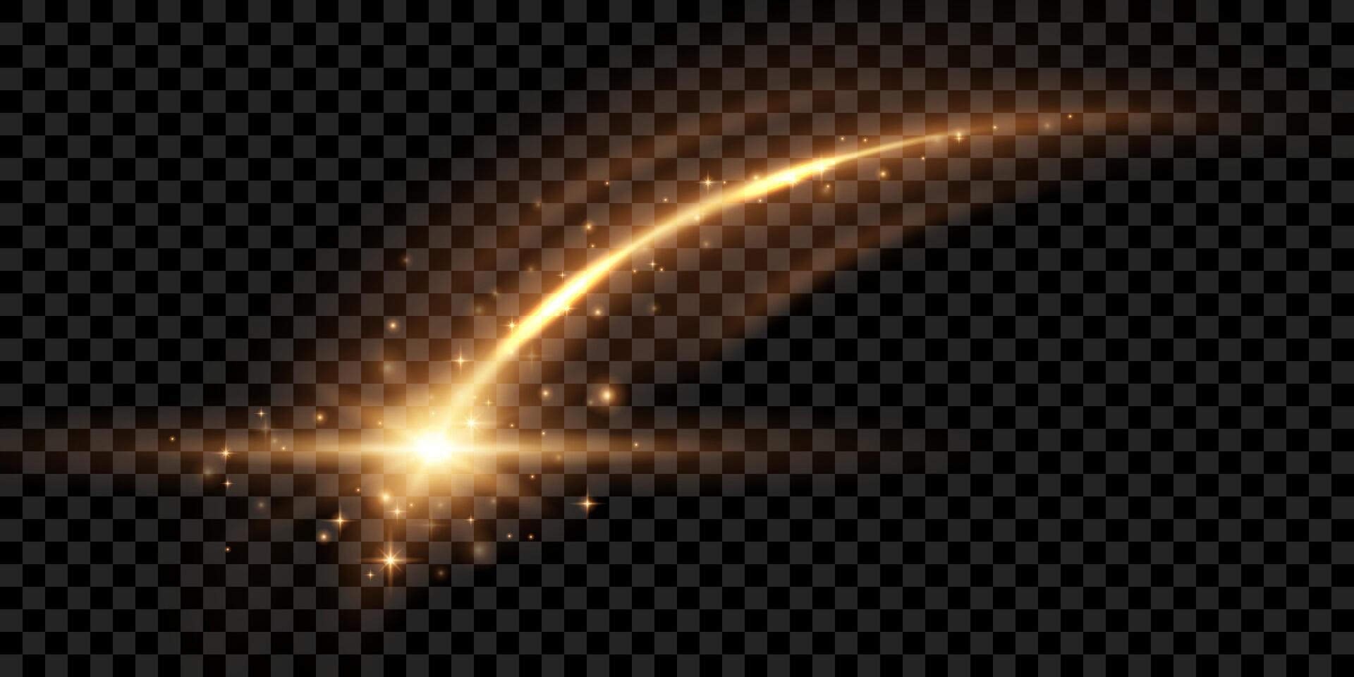 Luxurious golden light lines design background Abstract illustration vector