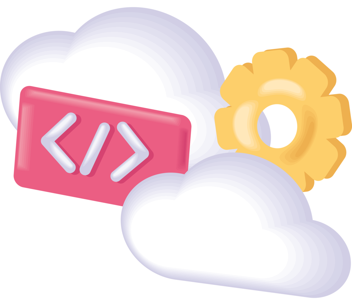programming software development and cloud storage png