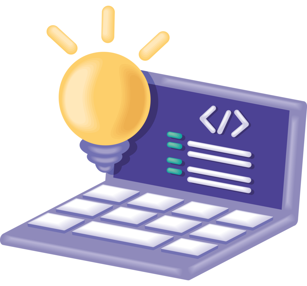 computer laptop and program code development 48879308 PNG