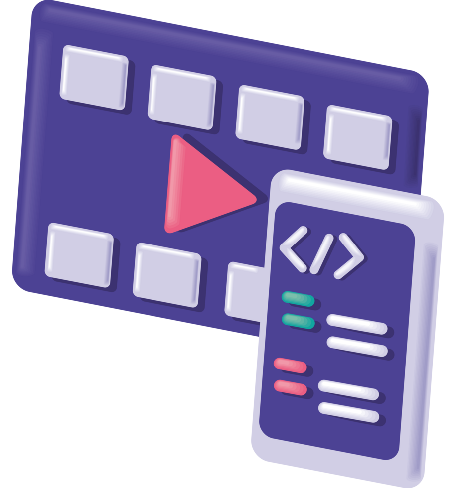 technology of software development and programming png