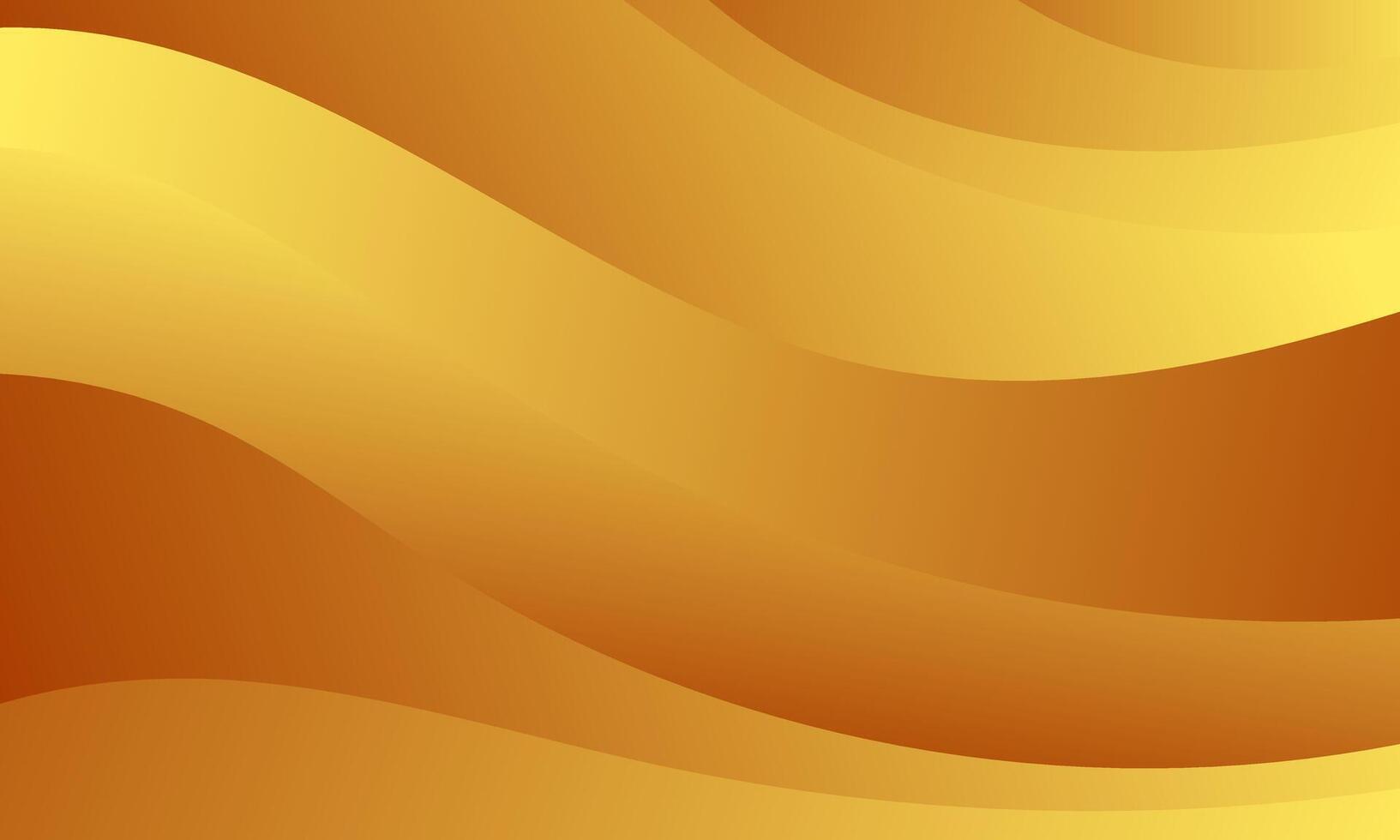 dynamic wave pattern gold color gradient background vector