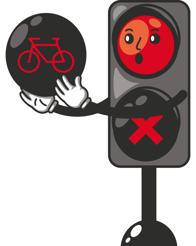 pedestrian traffic light bike stop png
