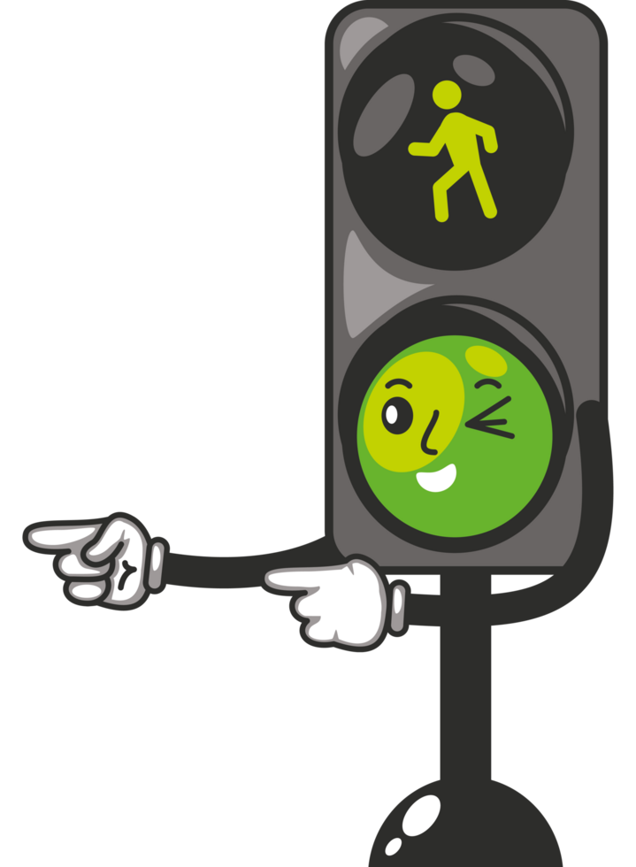 pedestrian traffic light walk go png