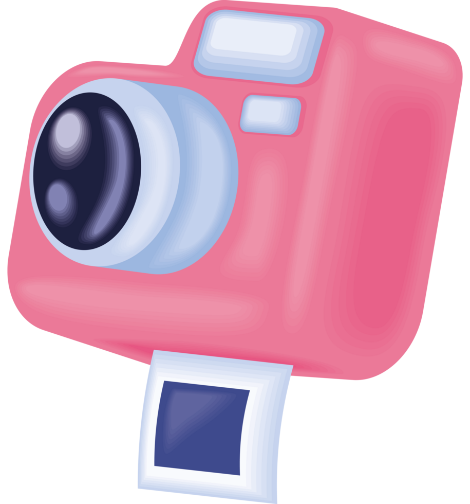 photography pink camera png