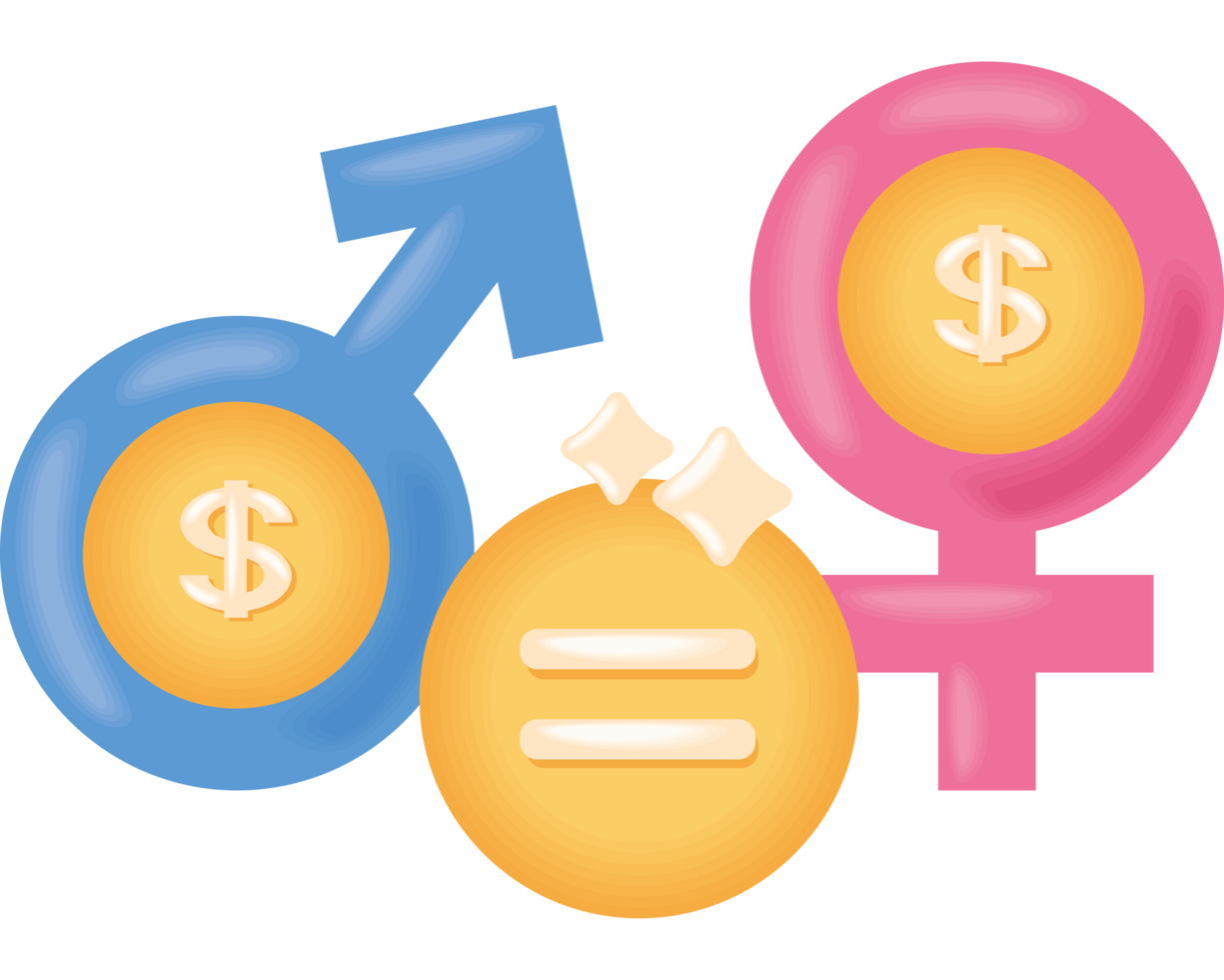 equality wage between men and women png