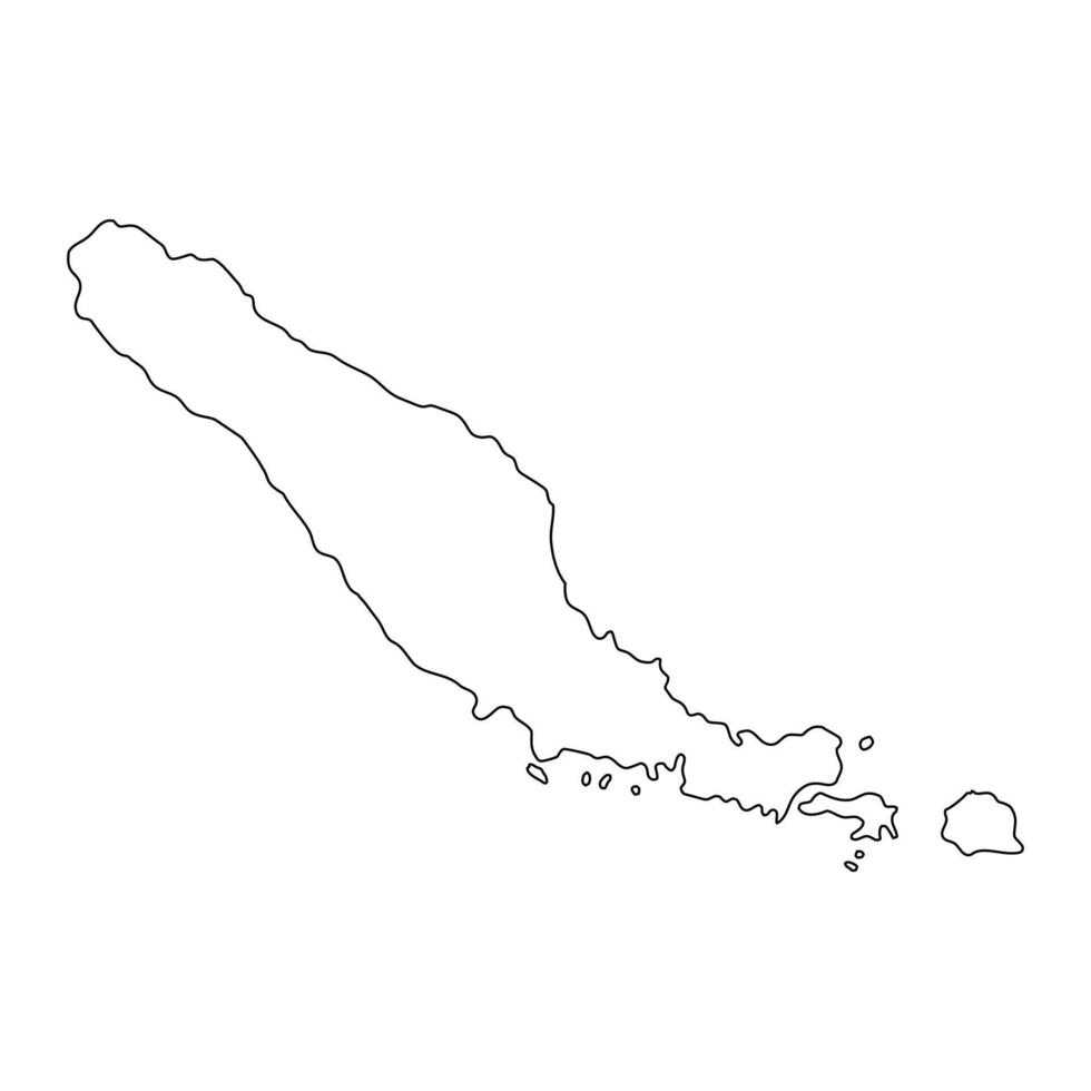 Choiseul province map, administrative division of Solomon Islands. illustration. vector
