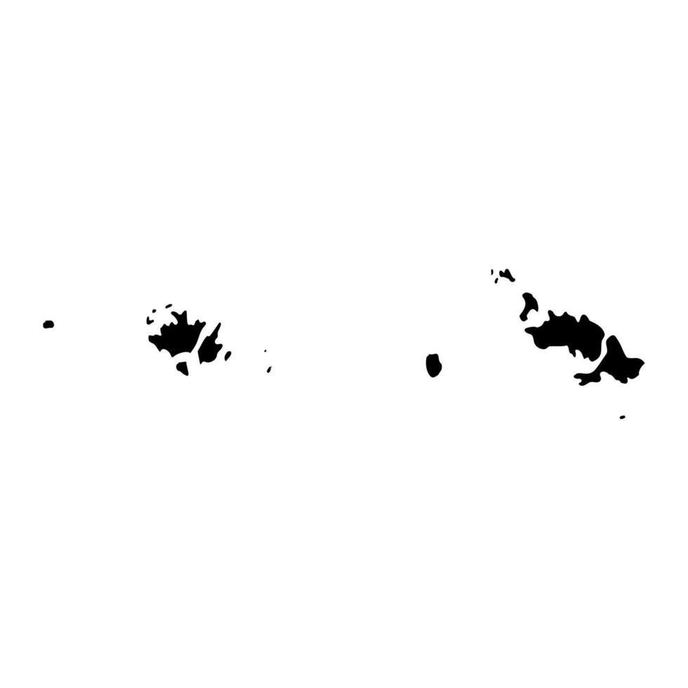 Central province map, administrative division of Solomon Islands. illustration. vector