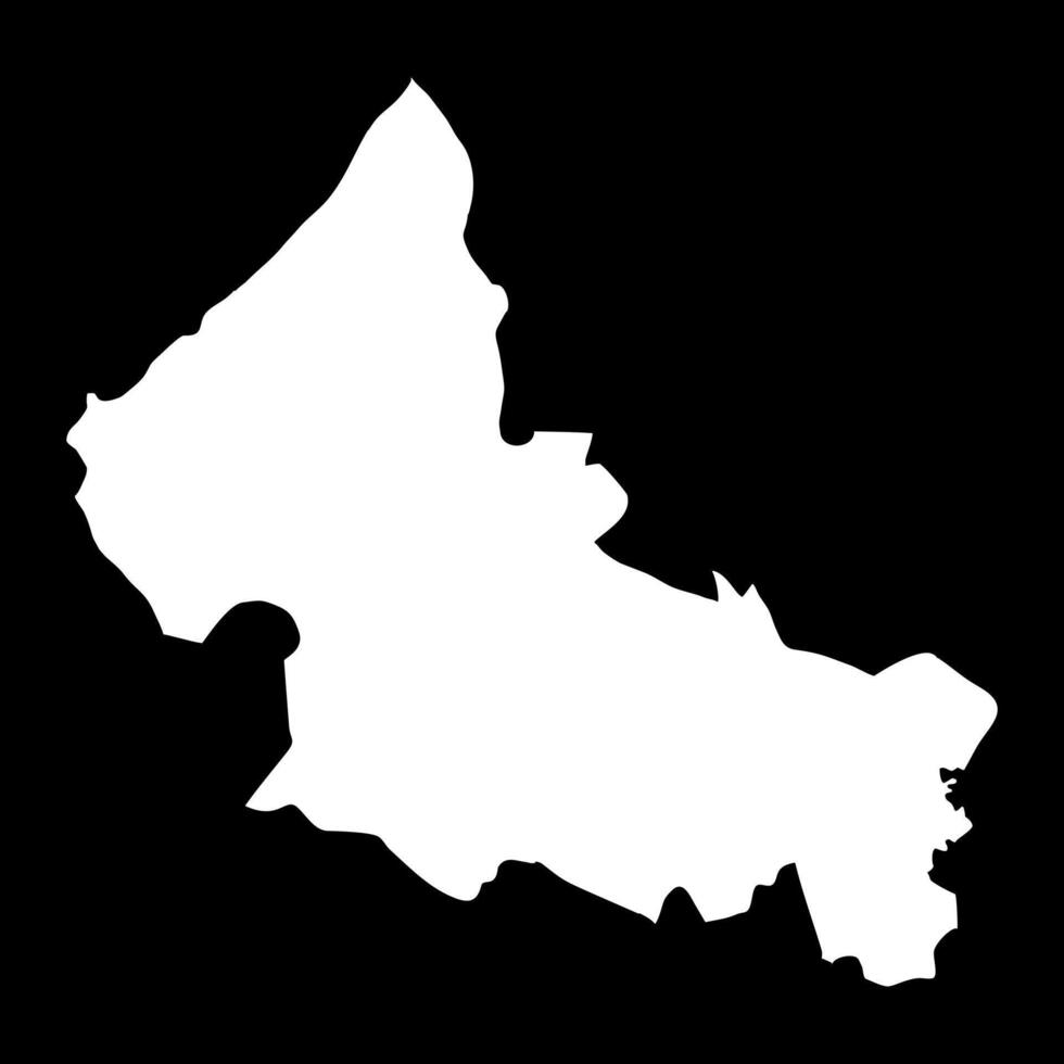 San Luis Potosi state map, administrative division of the country of Mexico. illustration. vector