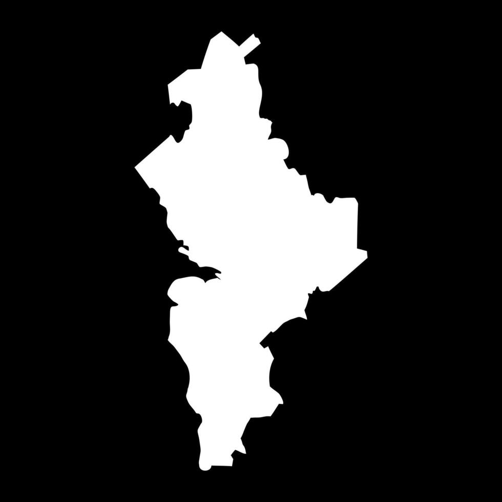 Nuevo Leon state map, administrative division of the country of Mexico. illustration. vector
