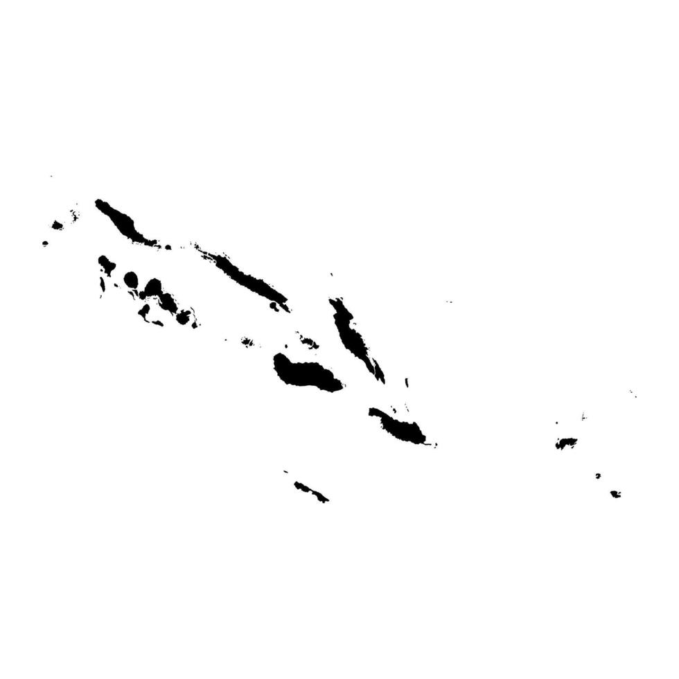 Solomon Islands map with administrative divisions. illustration. vector