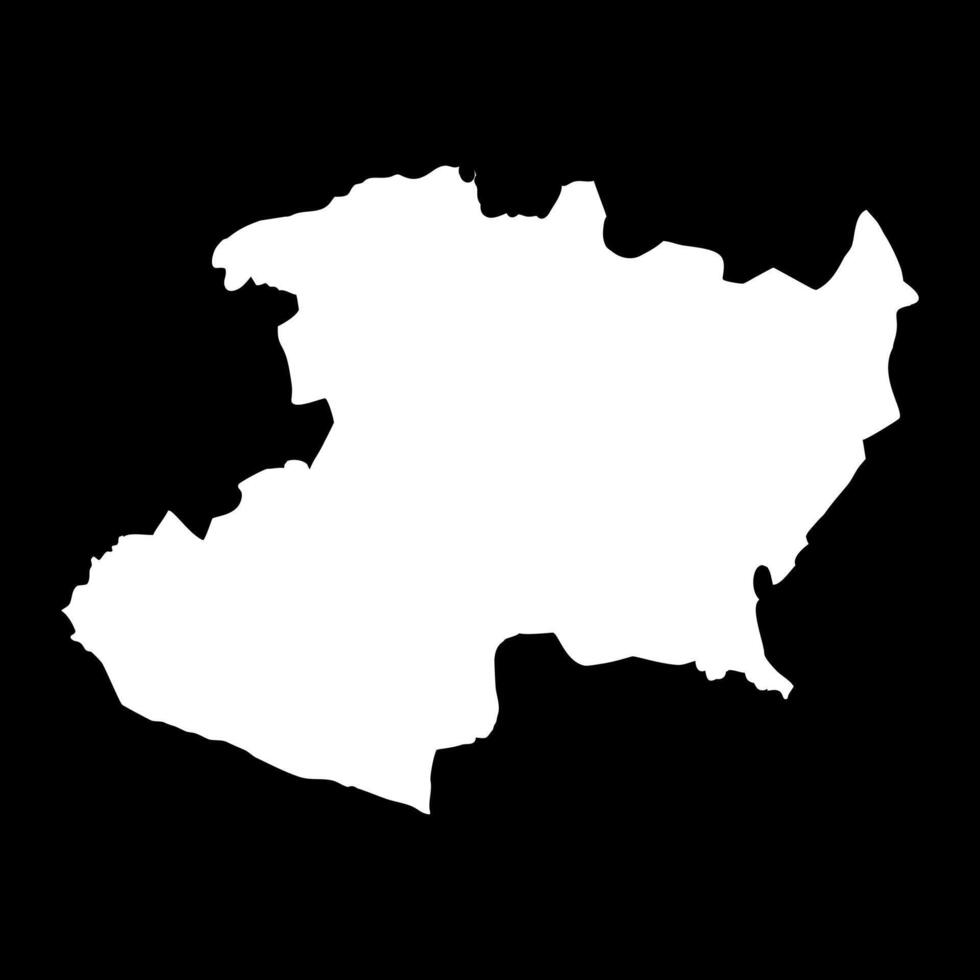 Michoacan state map, administrative division of the country of Mexico. illustration. vector