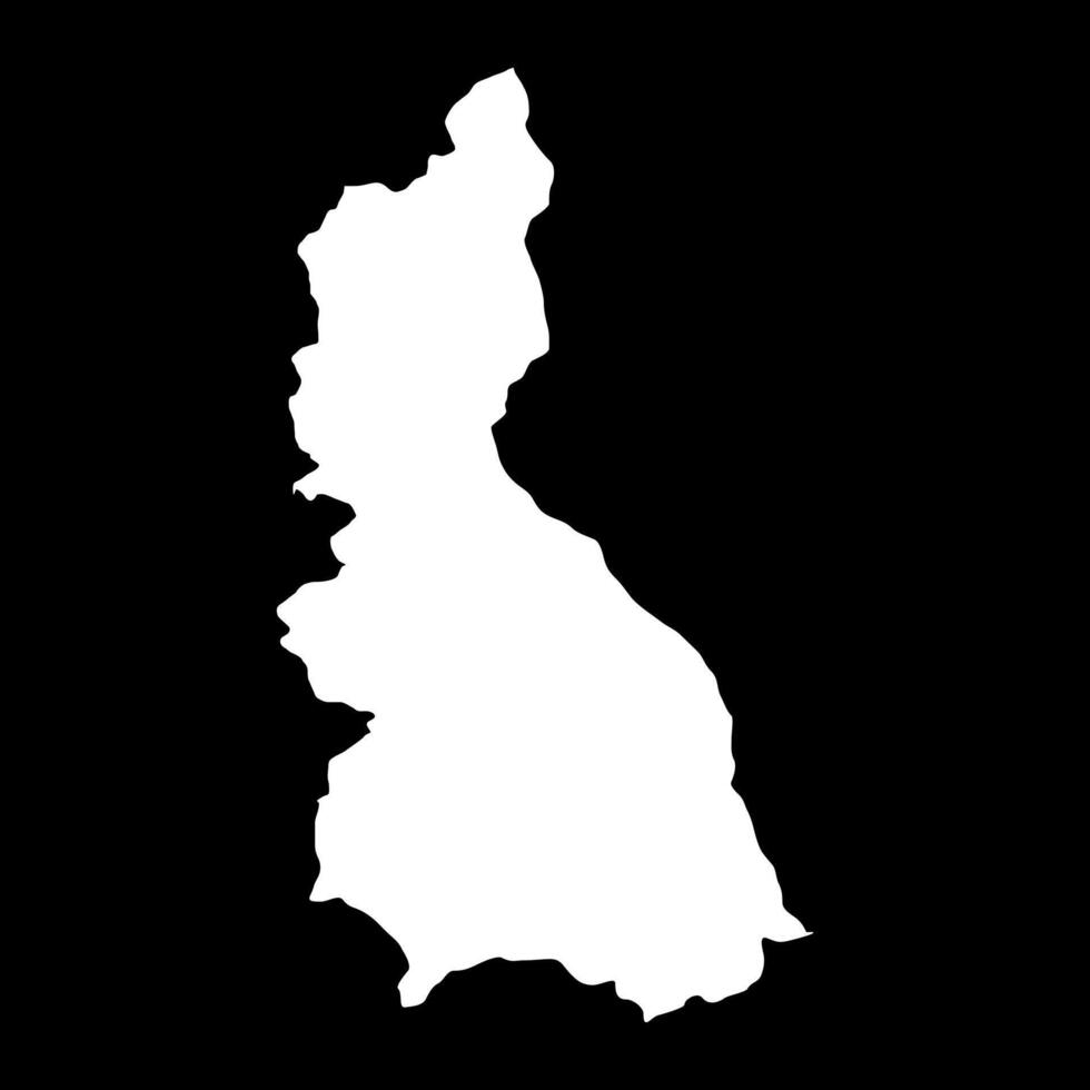 Cajamarca map, region in Peru. Illustration. vector