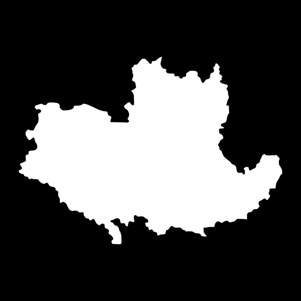 Kolubara district map, administrative district of Serbia. illustration. vector