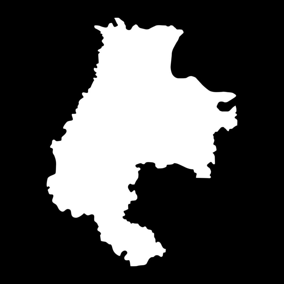 Macva district map, administrative district of Serbia. illustration. vector