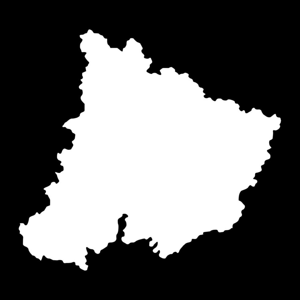 Pomoravlje district map, administrative district of Serbia. illustration. vector