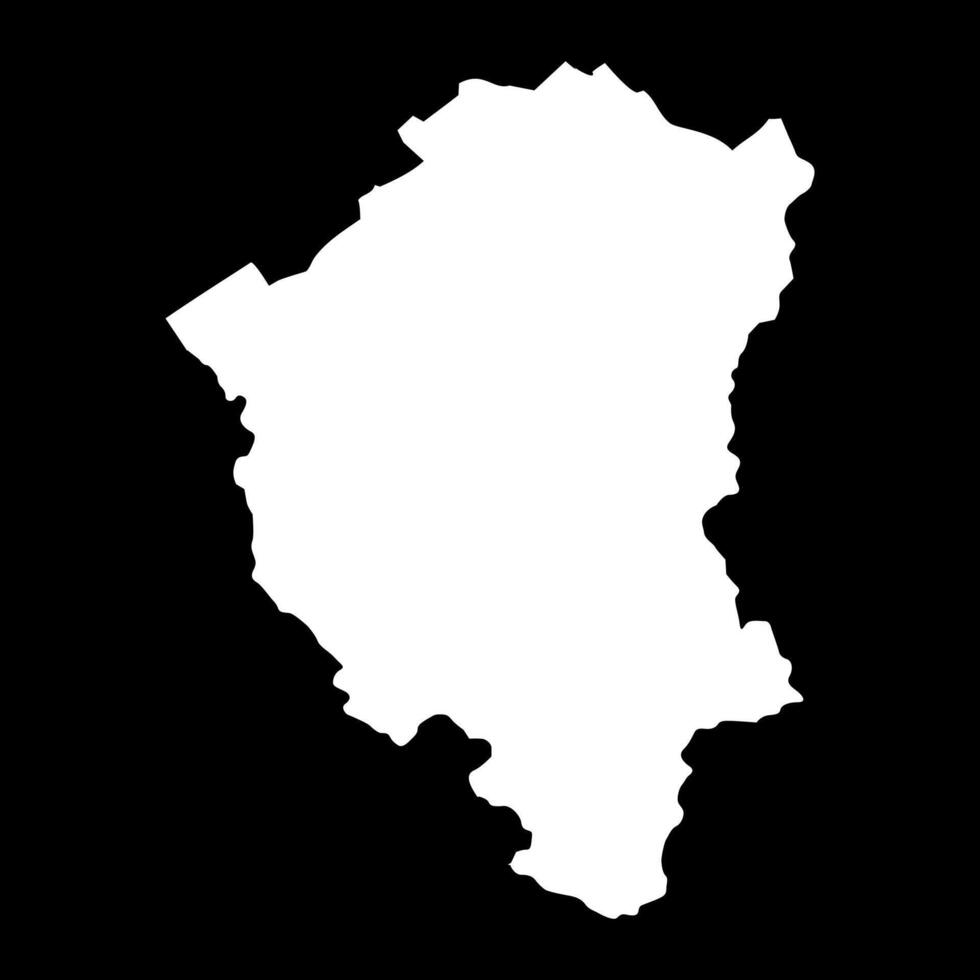 North Backa district map, administrative district of Serbia. illustration. vector