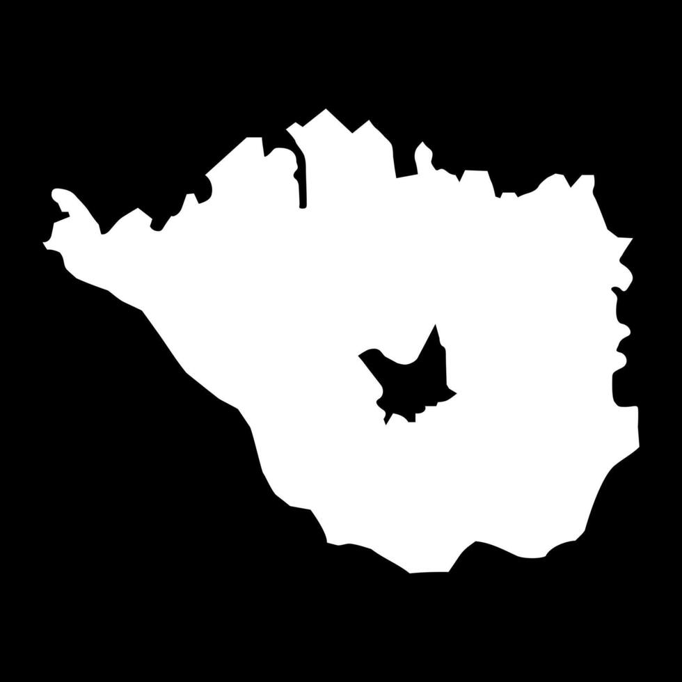 Augshdaugava Municipality map, administrative division of Latvia. illustration. vector