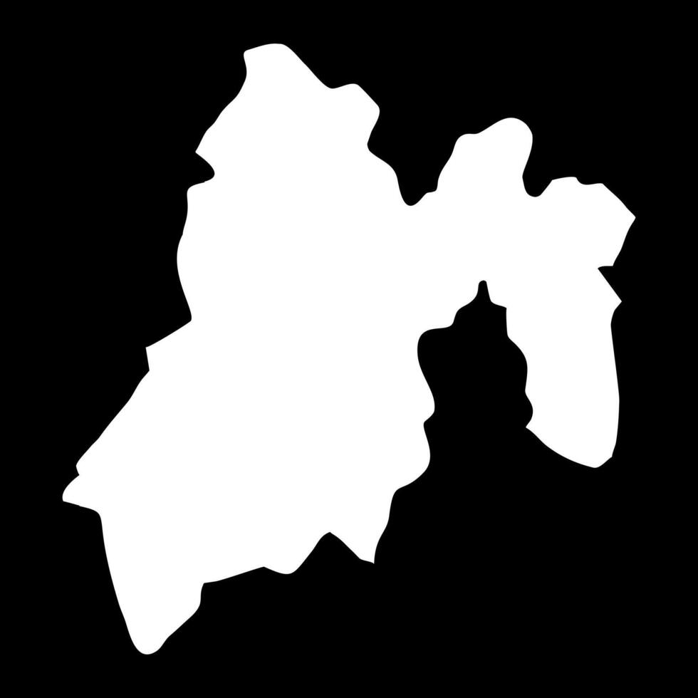 State of Mexico map, administrative division of the country of Mexico. illustration. vector