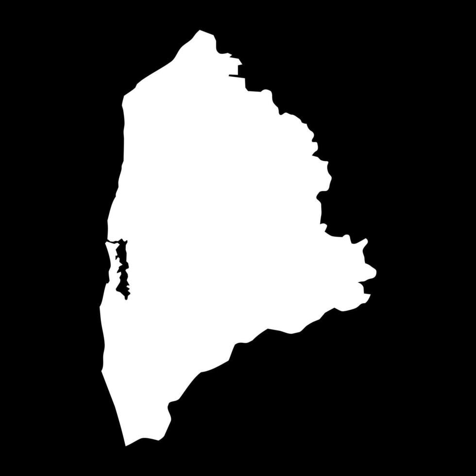 Liepaja district map, administrative division of Latvia. illustration. vector