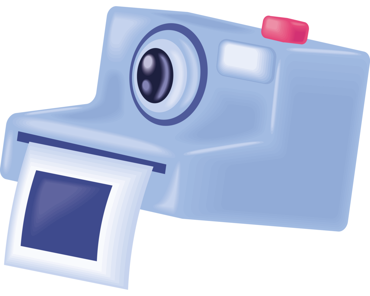 instant photography camera png