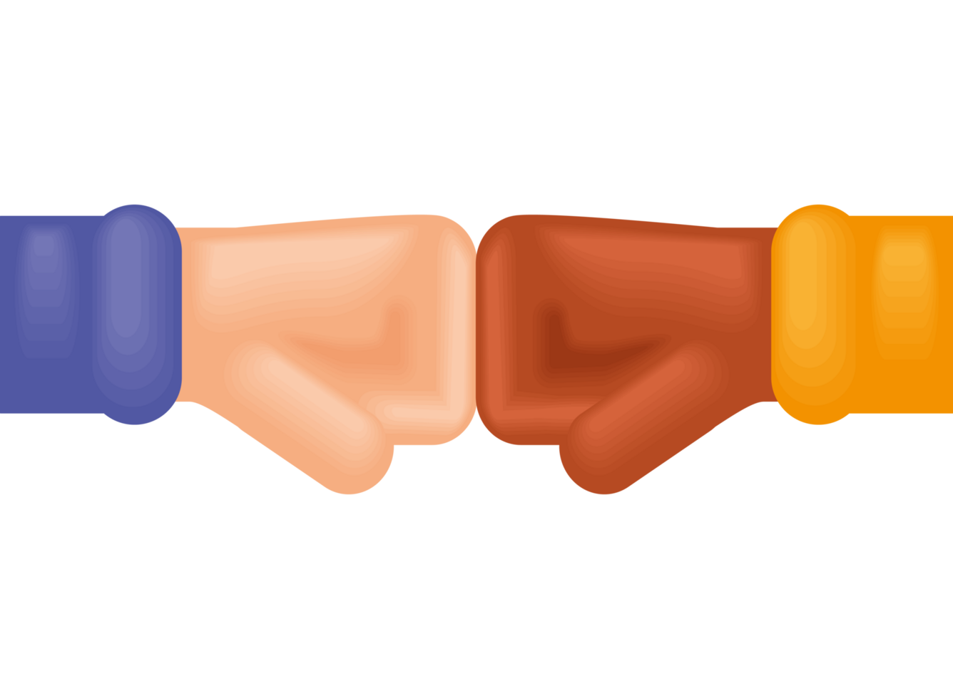 greeting two fist hands png