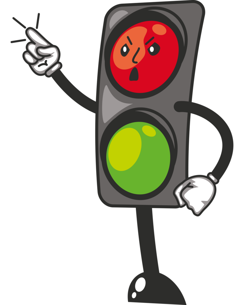 pedestrian traffic light stop signal png